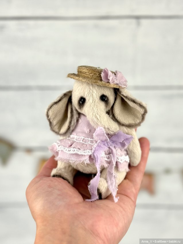 Тедди слоник Габи — Авторские мишки Тедди и друзья: фото (фото 4)