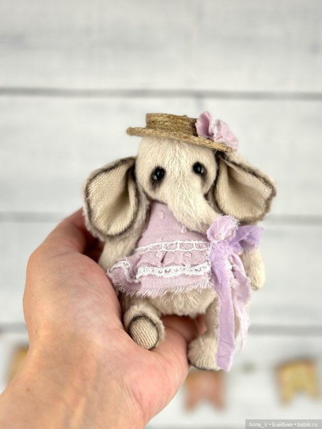 Тедди слоник Габи — Авторские мишки Тедди и друзья: фото (фото 3)