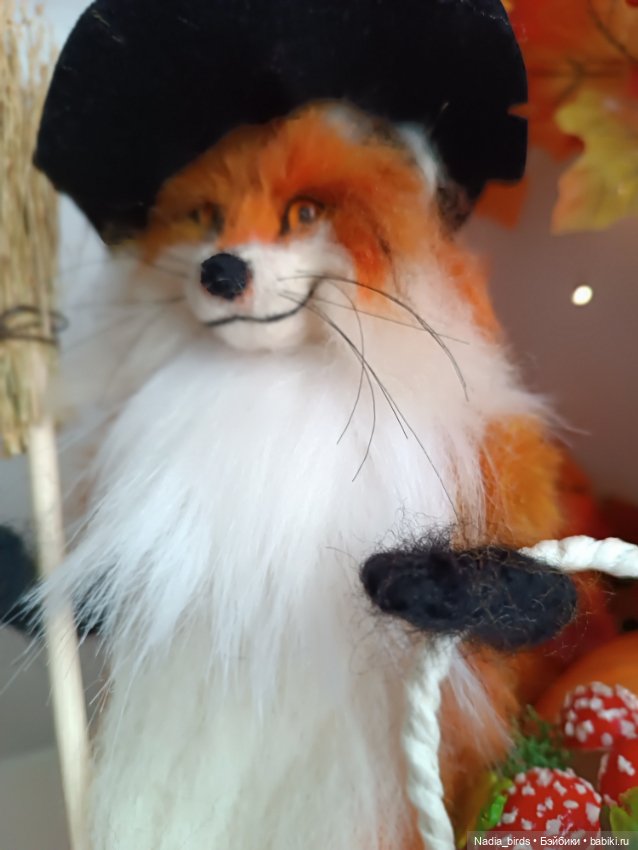 Лисья магия — Валяные игрушки из шерсти: сухое валяние (фото 6)