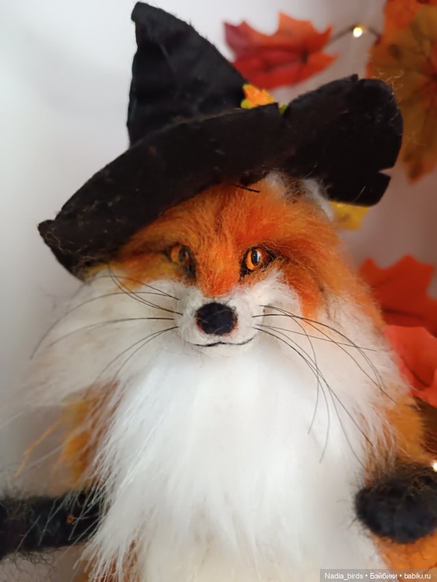 Лисья магия — Валяные игрушки из шерсти: сухое валяние (фото 5)