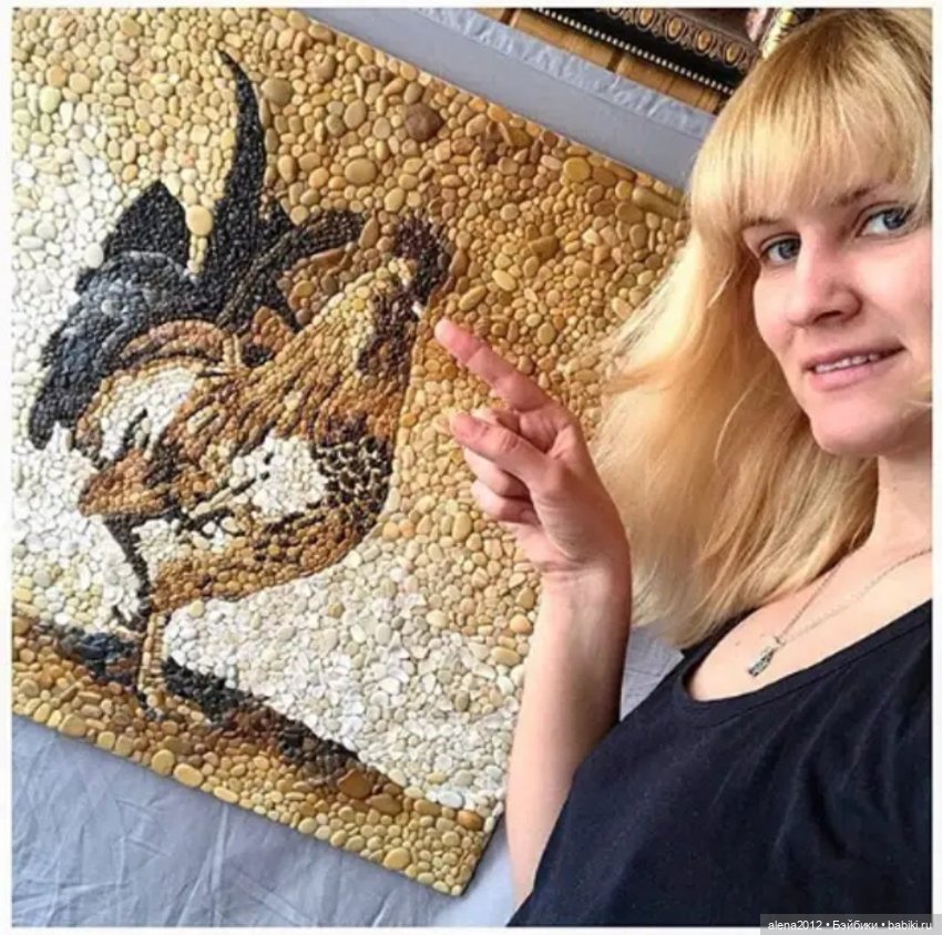 Анна Солнечная и её необычная живопись из гальки