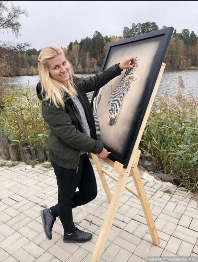 Анна Солнечная и её необычная живопись из гальки