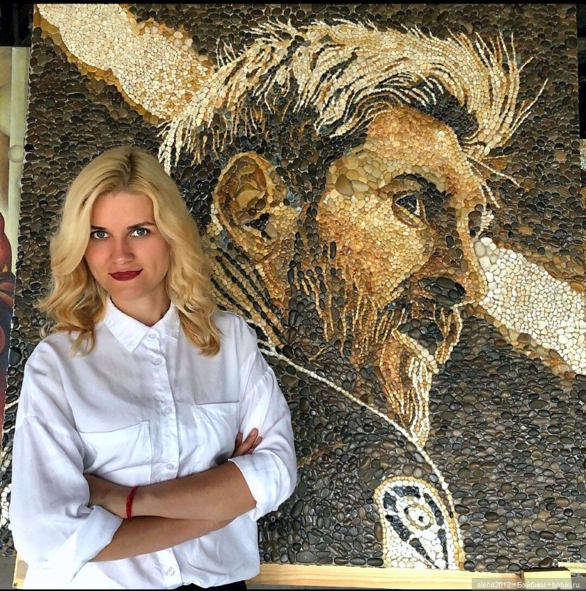 Анна Солнечная и её необычная живопись из гальки