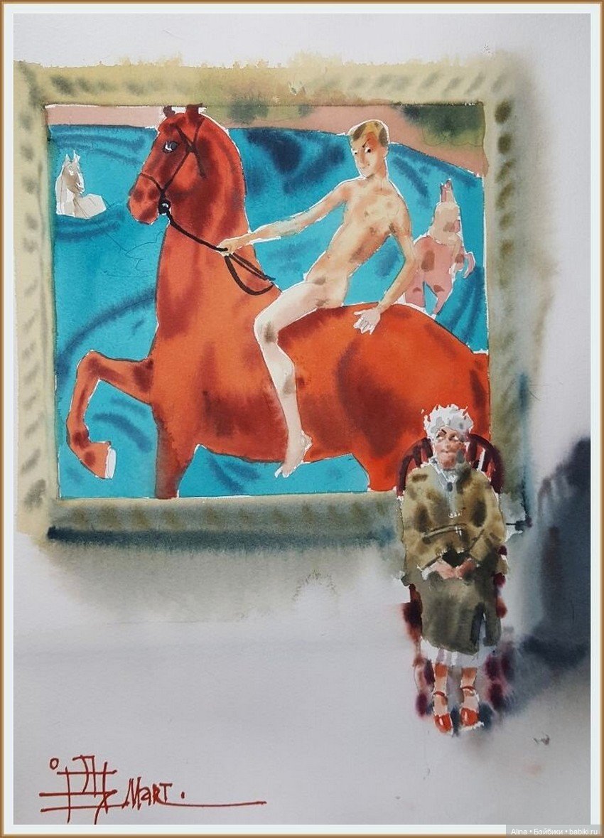 Музейные старушки - Марина Дайковская (фото 6)