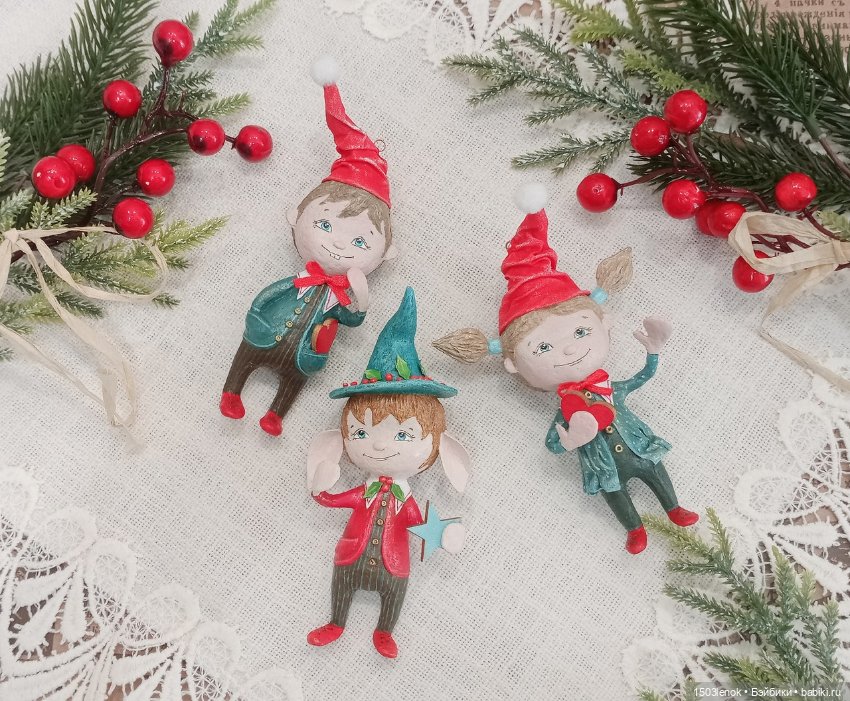 Эльфики — Лепка авторских игрушек и папье