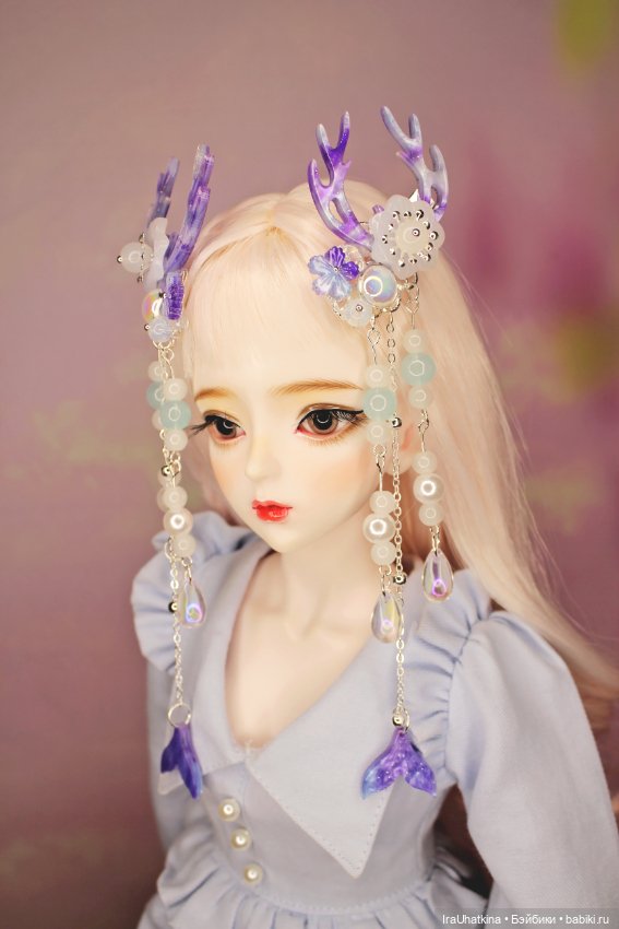 Люблю украшать волосы кукол китайскими заколками в традиционном стиле