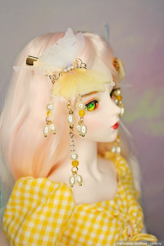 Люблю украшать волосы кукол китайскими заколками в традиционном стиле