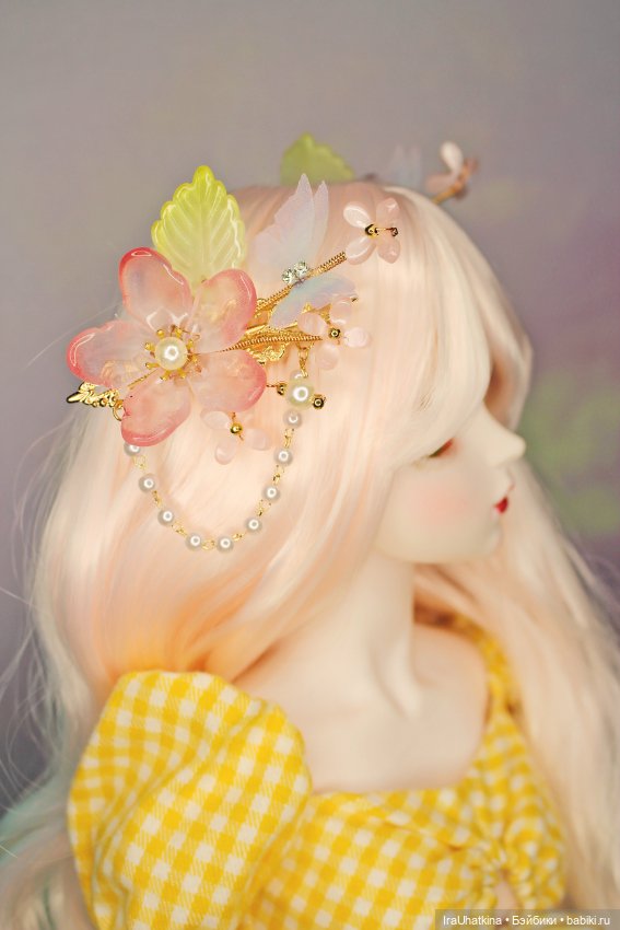 Люблю украшать волосы кукол китайскими заколками в традиционном стиле