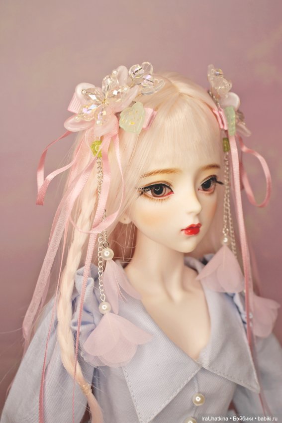 Люблю украшать волосы кукол китайскими заколками в традиционном стиле