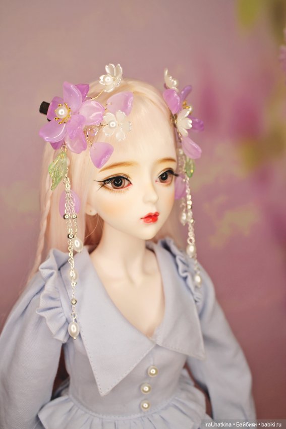Люблю украшать волосы кукол китайскими заколками в традиционном стиле