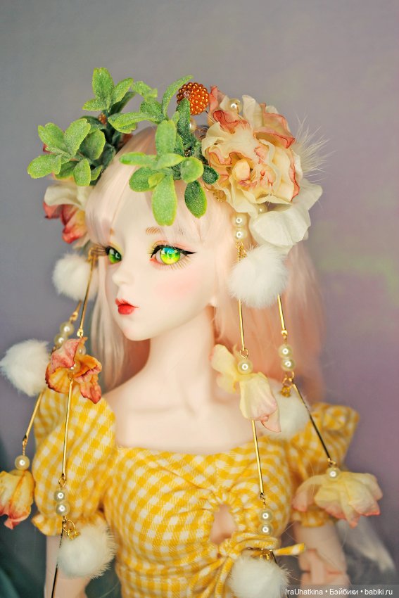 Люблю украшать волосы кукол китайскими заколками в традиционном стиле