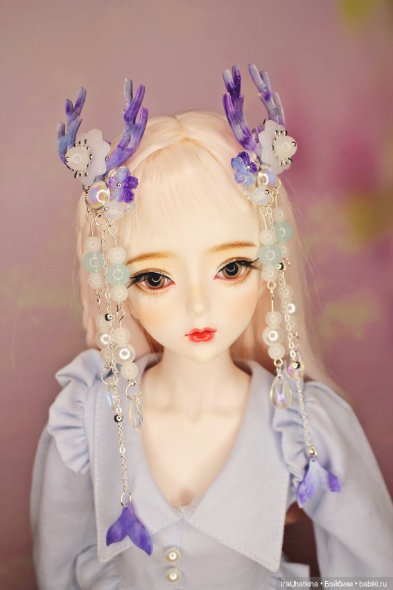 Люблю украшать волосы кукол китайскими заколками в традиционном стиле