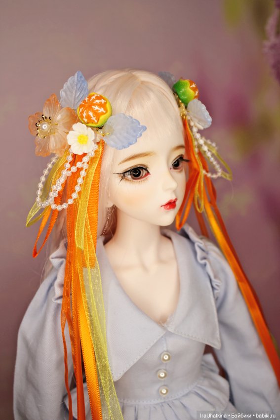 Люблю украшать волосы кукол китайскими заколками в традиционном стиле