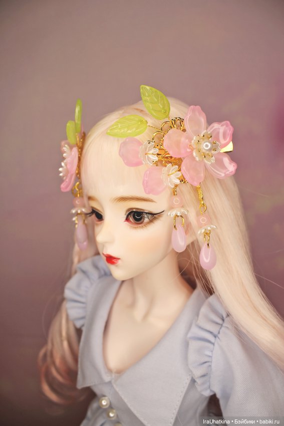 Люблю украшать волосы кукол китайскими заколками в традиционном стиле (фото 7)