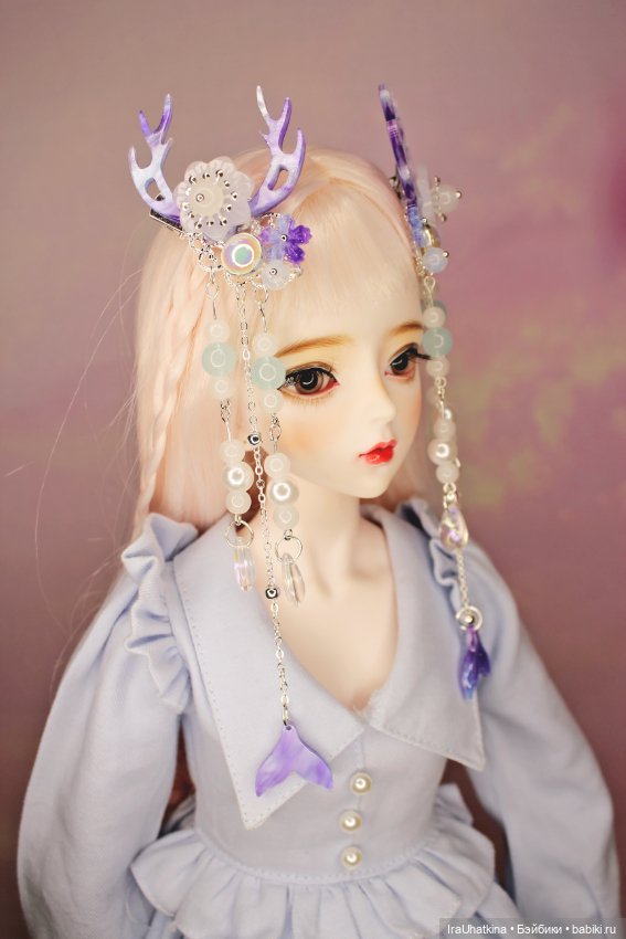 Люблю украшать волосы кукол китайскими заколками в традиционном стиле