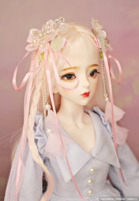 Люблю украшать волосы кукол китайскими заколками в традиционном стиле