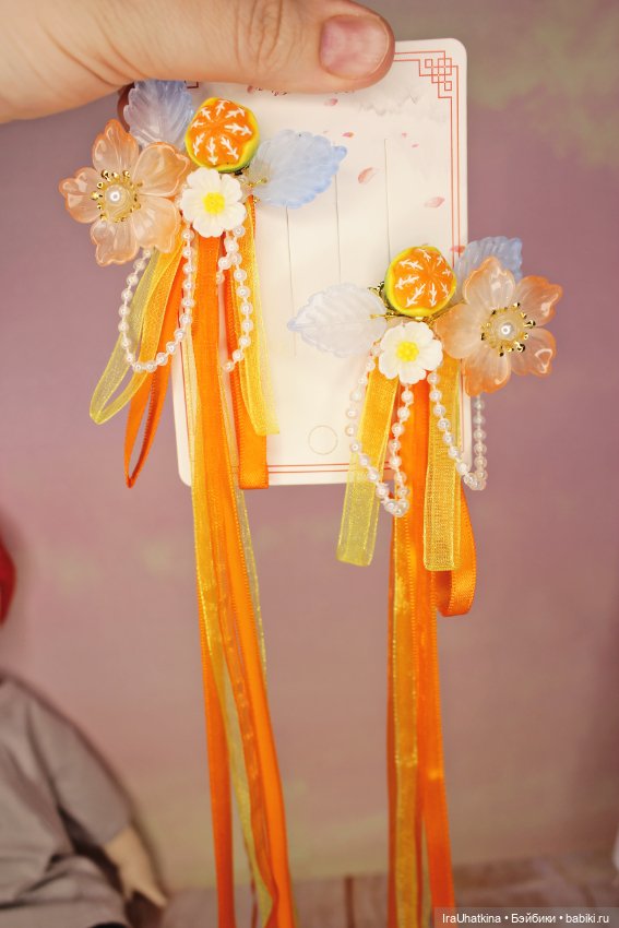 Люблю украшать волосы кукол китайскими заколками в традиционном стиле