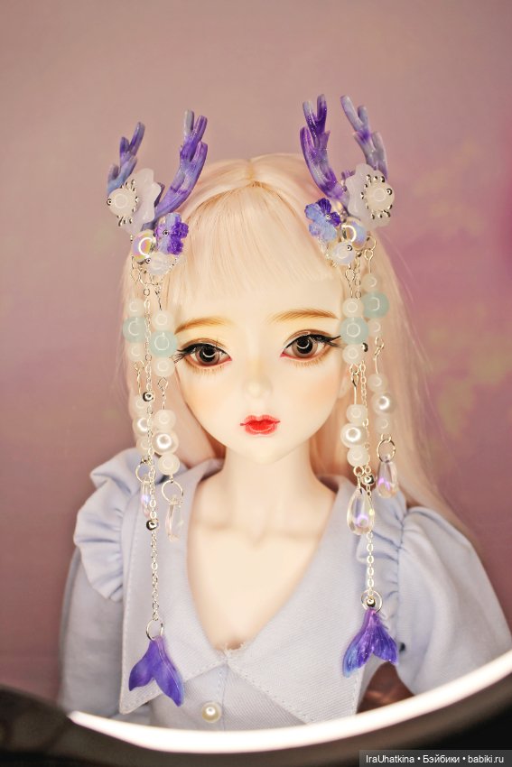 Люблю украшать волосы кукол китайскими заколками в традиционном стиле