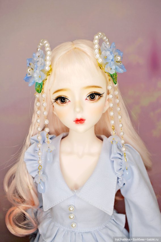 Люблю украшать волосы кукол китайскими заколками в традиционном стиле