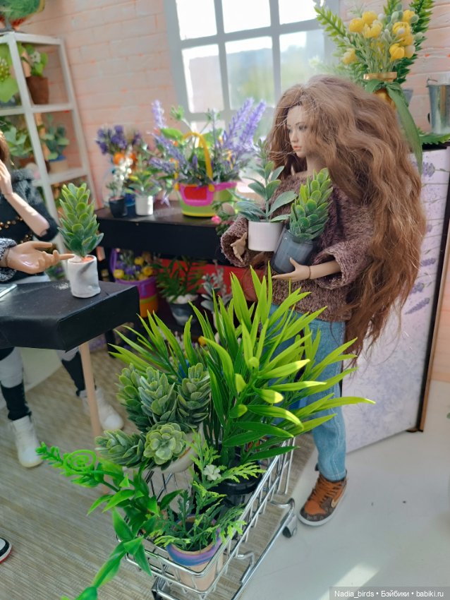 Цветочный магазин Лили — Кукольная миниатюра своими руками: еда