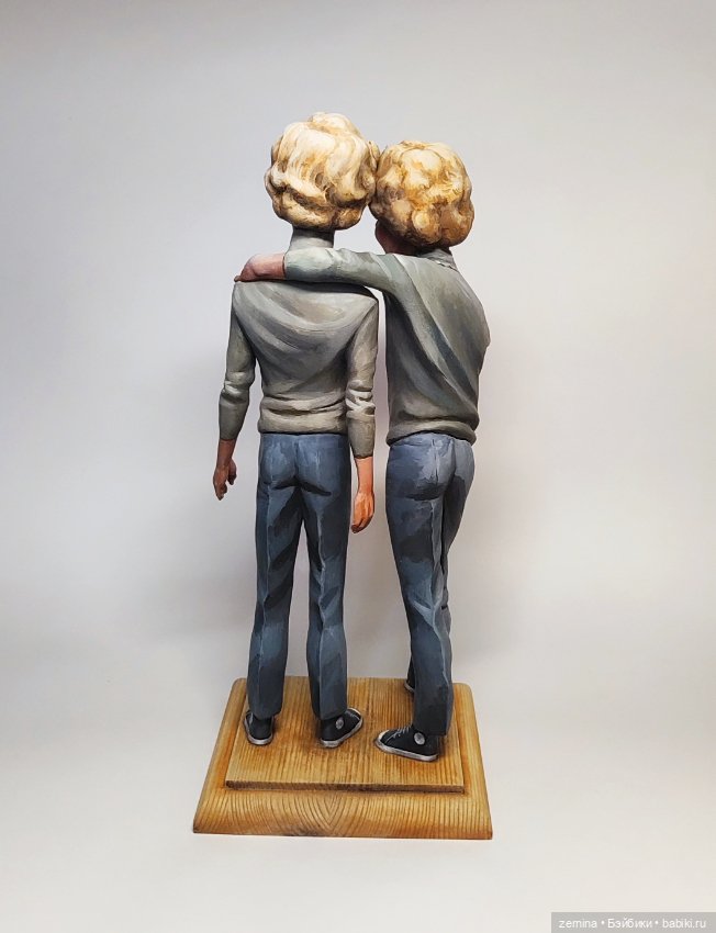 Электроник и Сыроежкин — Авторские портретные куклы по фото: галерея работ (фото 9)