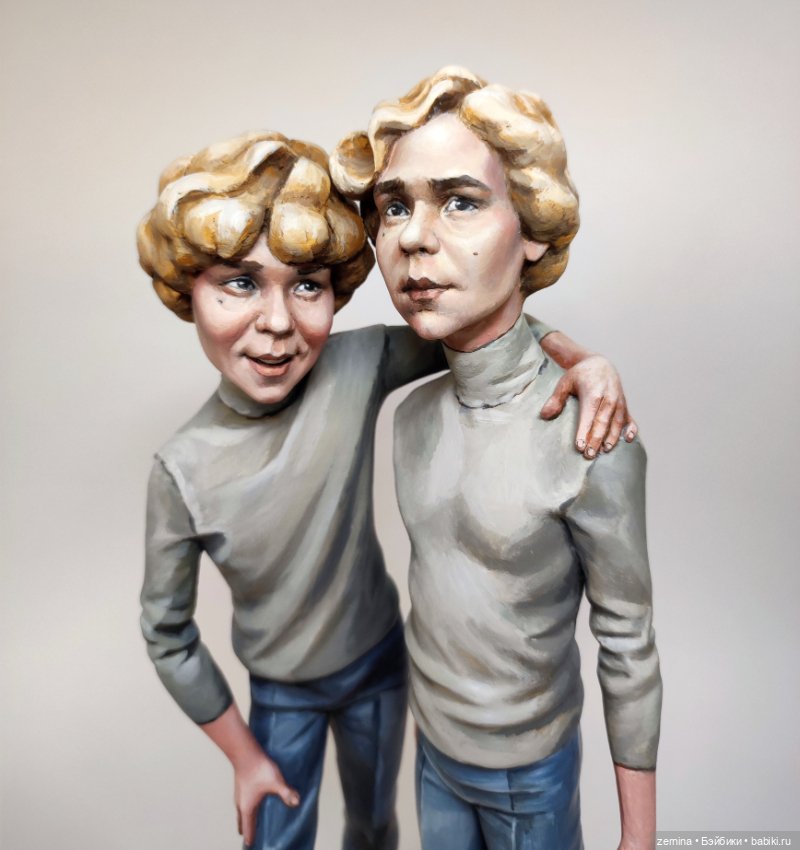 Электроник и Сыроежкин — Авторские портретные куклы по фото: галерея работ (фото 5)