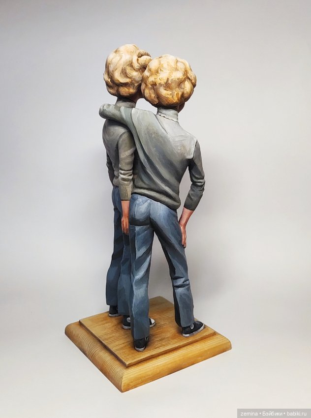 Электроник и Сыроежкин — Авторские портретные куклы по фото: галерея работ (фото 8)