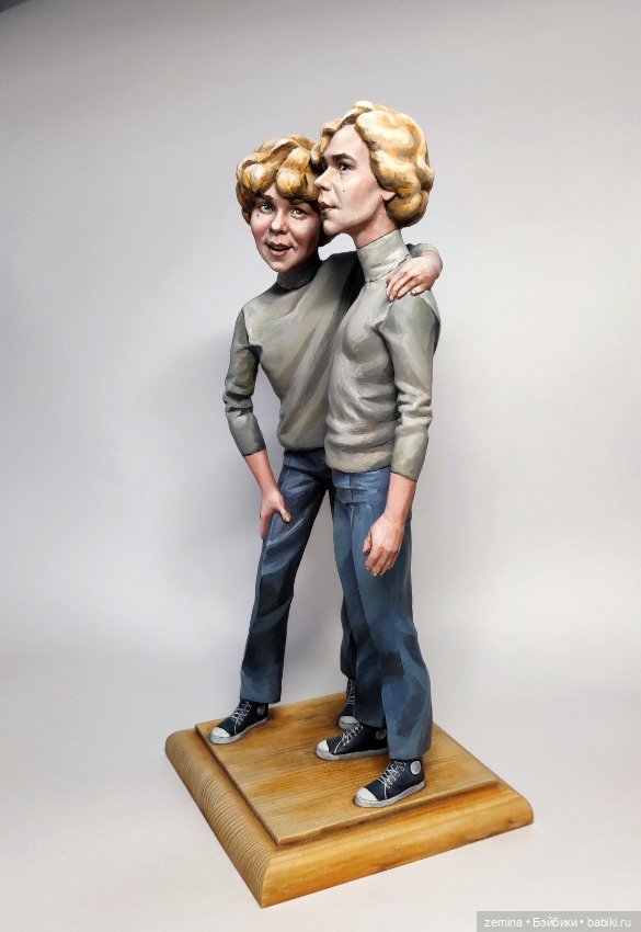 Электроник и Сыроежкин — Авторские портретные куклы по фото: галерея работ (фото 3)
