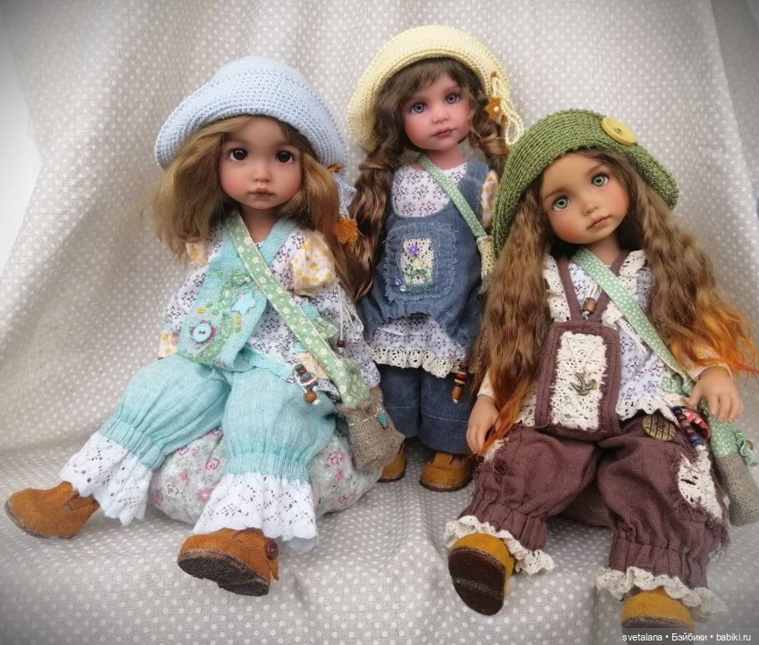 Осенние девочки.ООАК куклы Max & Jessi