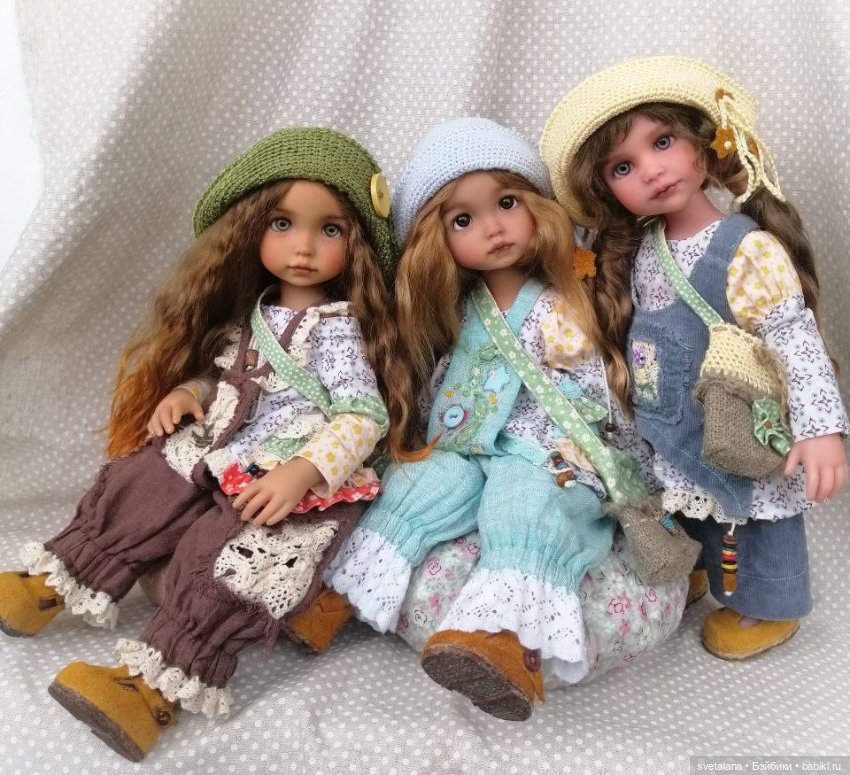 Осенние девочки.ООАК куклы Max & Jessi (фото 9)