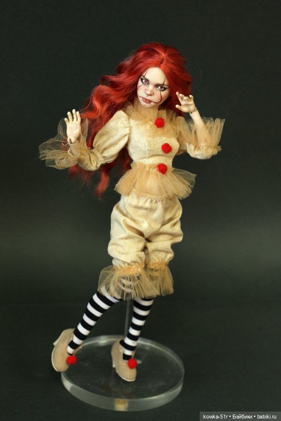 Маленькие Пеннивайз — Авторские шарнирные куклы своими руками: лепка (фото 6)