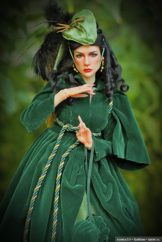 Скарлетт — Авторские шарнирные куклы своими руками: лепка (фото 2)