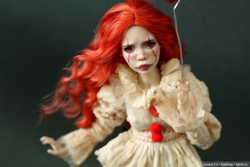 Маленькие Пеннивайз — Авторские шарнирные куклы своими руками: лепка (фото 9)