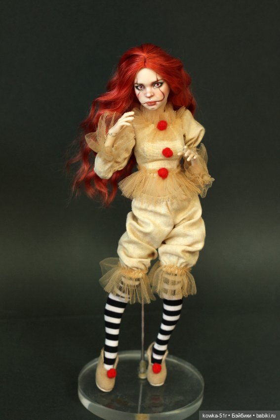 Маленькие Пеннивайз — Авторские шарнирные куклы своими руками: лепка (фото 4)