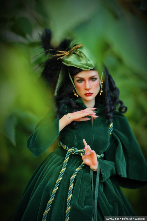 Скарлетт — Авторские шарнирные куклы своими руками: лепка (фото 3)