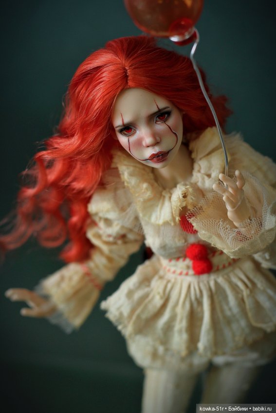 Маленькие Пеннивайз — Авторские шарнирные куклы своими руками: лепка (фото 8)