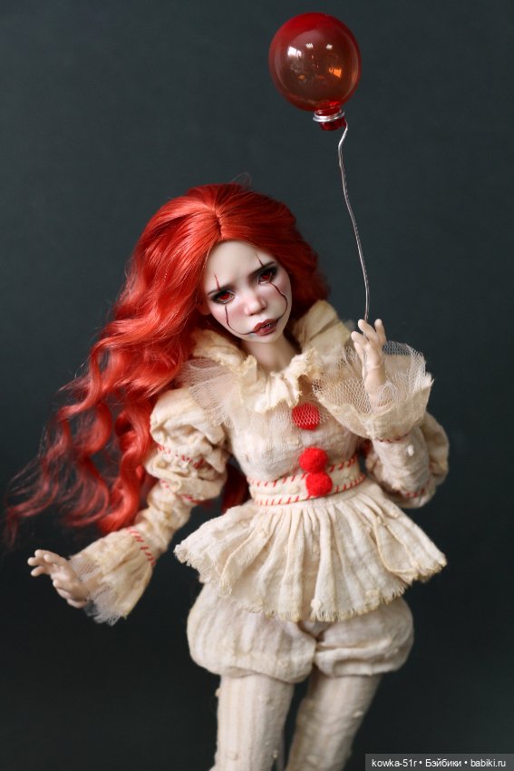 Маленькие Пеннивайз — Авторские шарнирные куклы своими руками: лепка (фото 10)
