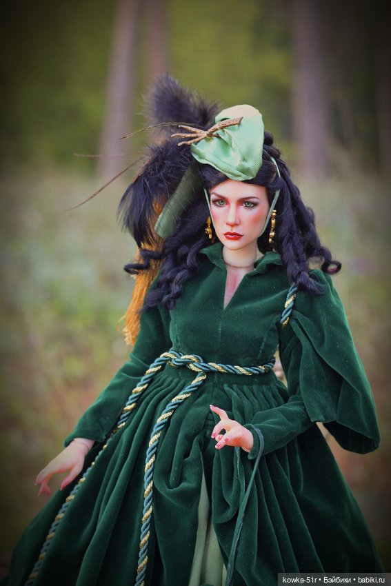 Скарлетт — Авторские шарнирные куклы своими руками: лепка (фото 8)