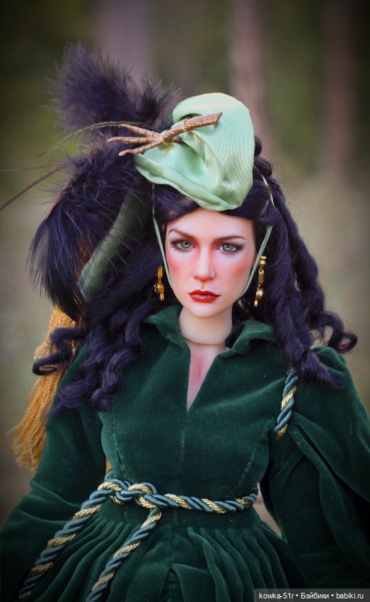 Скарлетт — Авторские шарнирные куклы своими руками: лепка (фото 7)