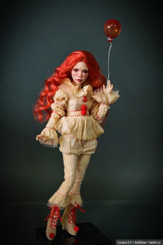Маленькие Пеннивайз — Авторские шарнирные куклы своими руками: лепка (фото 7)