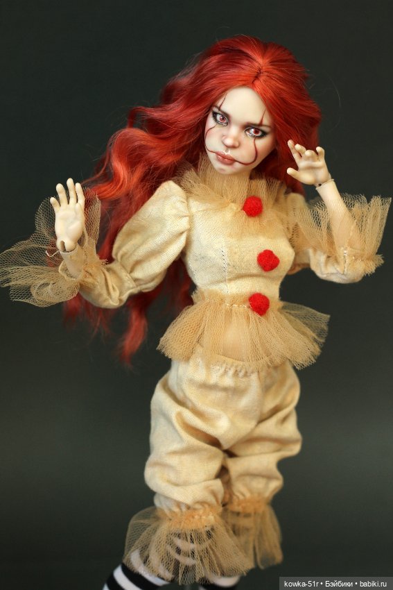 Маленькие Пеннивайз — Авторские шарнирные куклы своими руками: лепка (фото 5)