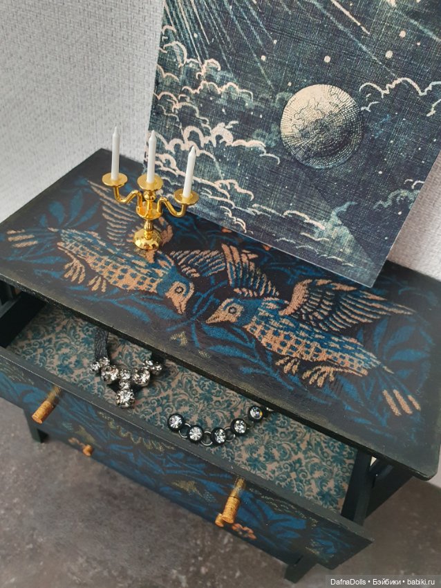 Кукольный комод 1:6 — Мебель для кукол и домиков: фото (фото 3)