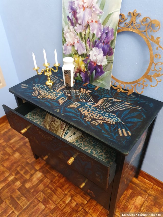 Кукольный комод 1:6 — Мебель для кукол и домиков: фото (фото 5)