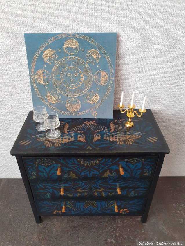 Кукольный комод 1:6 — Мебель для кукол и домиков: фото (фото 2)