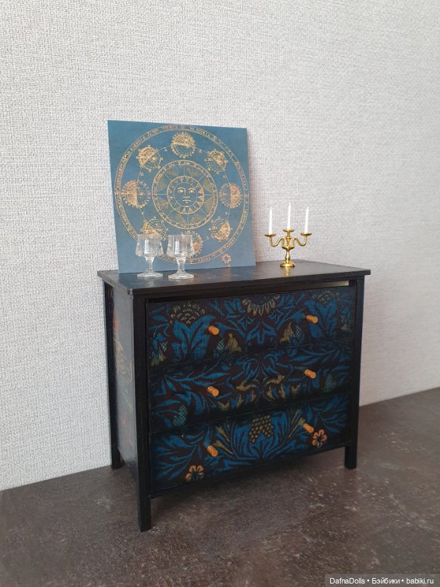 Кукольный комод 1:6 — Мебель для кукол и домиков: фото