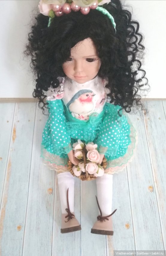 Новенькая малышка — Ремонт и реставрация фарфоровых кукол: склейка (фото 6)