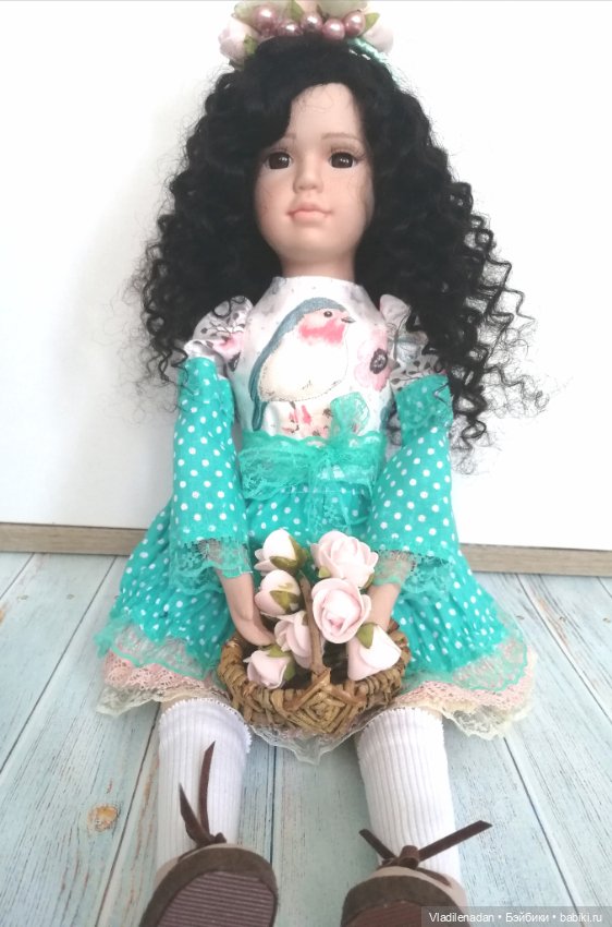 Новенькая малышка — Ремонт и реставрация фарфоровых кукол: склейка (фото 9)