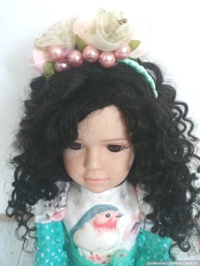 Новенькая малышка — Ремонт и реставрация фарфоровых кукол: склейка (фото 7)