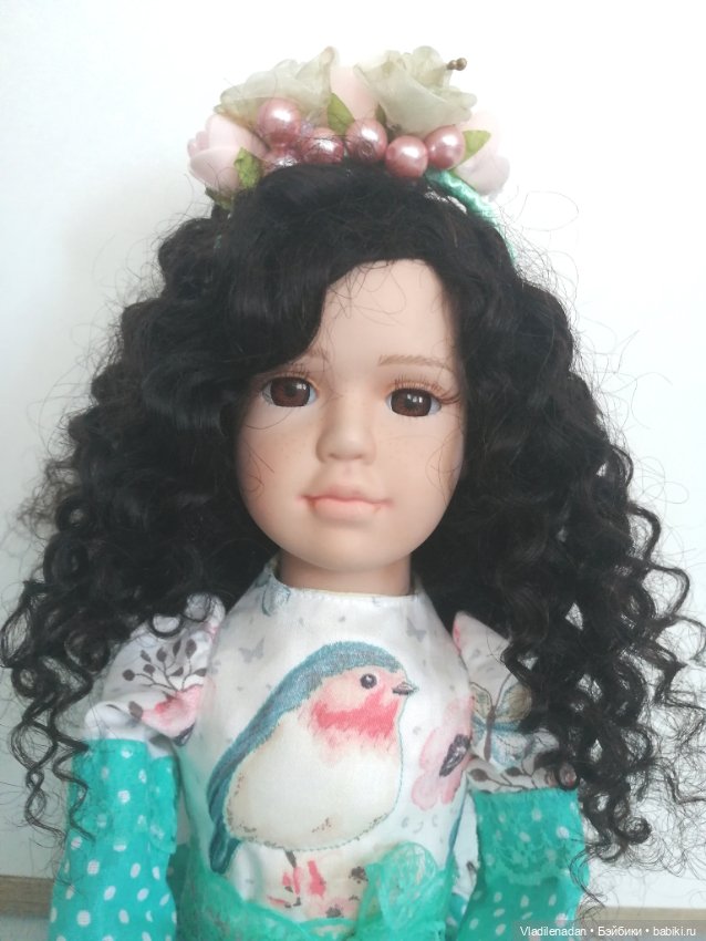 Новенькая малышка — Ремонт и реставрация фарфоровых кукол: склейка (фото 8)