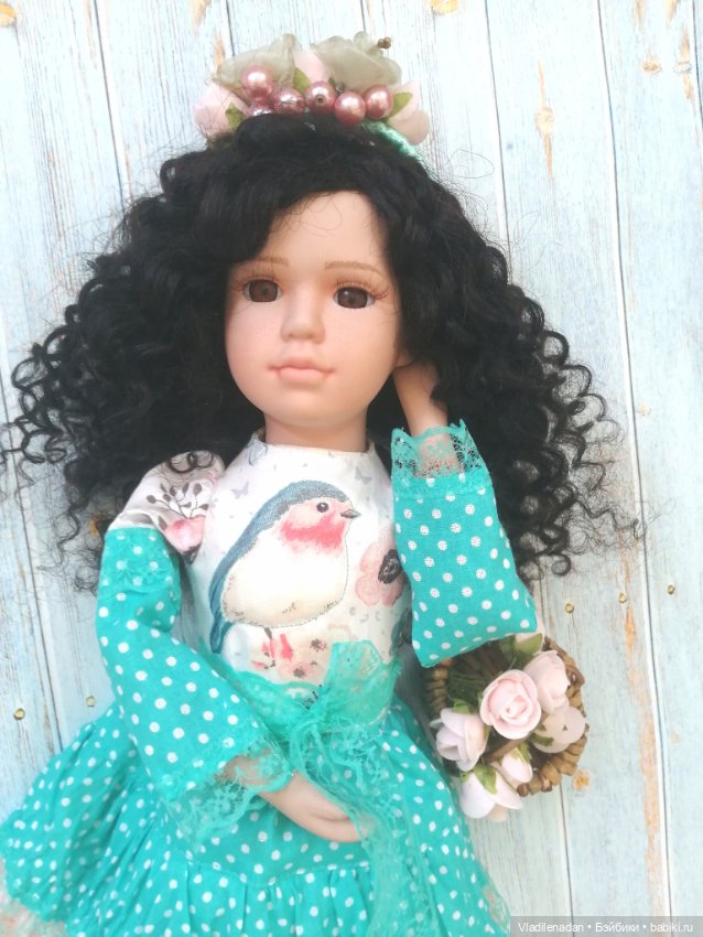 Новенькая малышка — Ремонт и реставрация фарфоровых кукол: склейка (фото 3)
